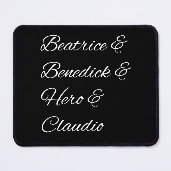 Item preview, Much Ado About Nothing Couples (White Lettering) designed and sold by jamienathan.