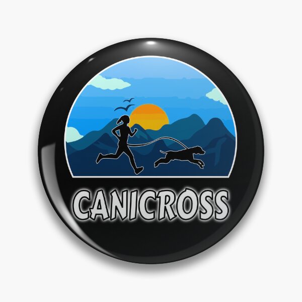 Item preview, Canicross Woman Running with dog designed and sold by GOOD-TIME.