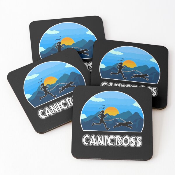 Item preview, Canicross Woman Running with dog designed and sold by GOOD-TIME.