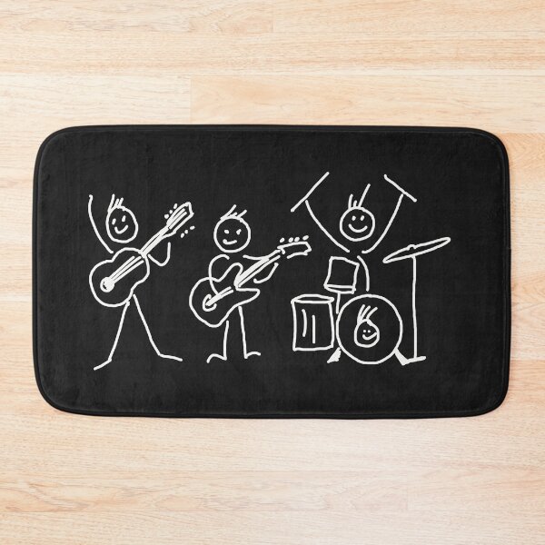 Item preview, Band lineart stickman  designed and sold by Brownies22.