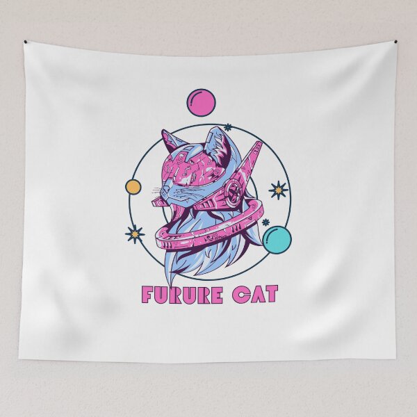Item preview, space future cat stars  designed and sold by Armkdesigns.