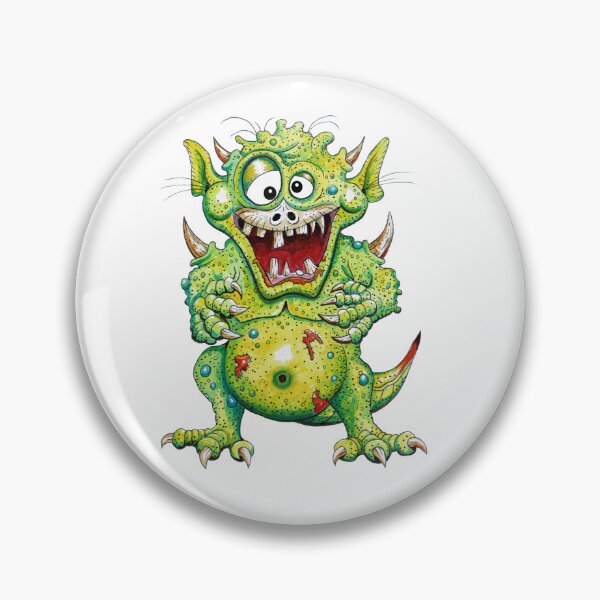 Item preview, Green Grunge Monster  designed and sold by Creaturama.