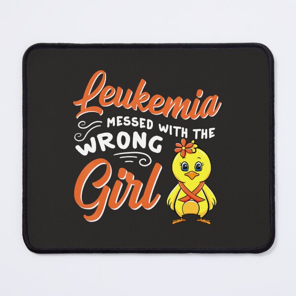 Item preview, Leukemia Messed With The Wrong Girl Chick Awareness Women designed and sold by roselbktewaxmq.