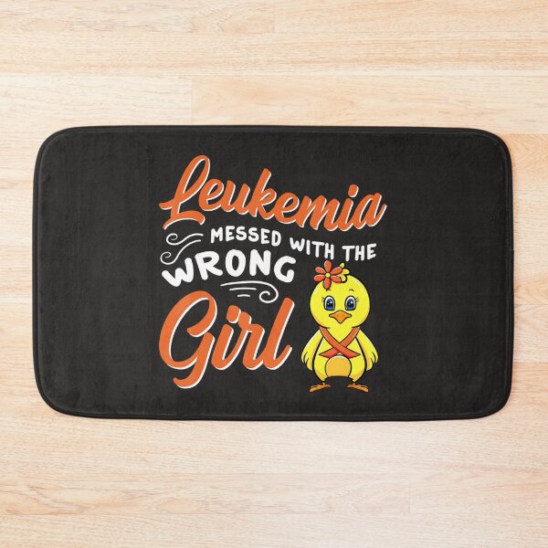 Aperçu de l'œuvre La leucémie s'est trompée avec la mauvaise fille Chick Awareness Women créée et vendue par roselbktewaxmq.