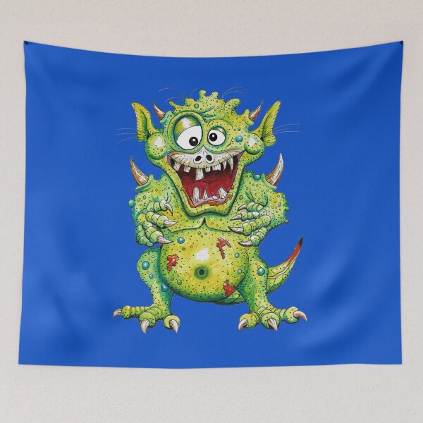 Item preview, Green Grunge Monster  designed and sold by Creaturama.