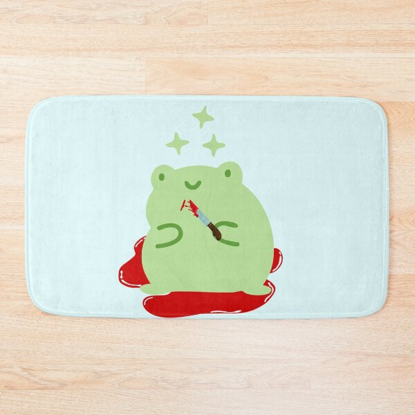 Item preview, Cute Cartoon Kawaii Frog holding knife | adorable knife animals | Japanese Kawaii aesthetic | Kawaii knife Frog | Froggy knife | Chibi kawaii frog and mushrooms designed and sold by Saffire6.