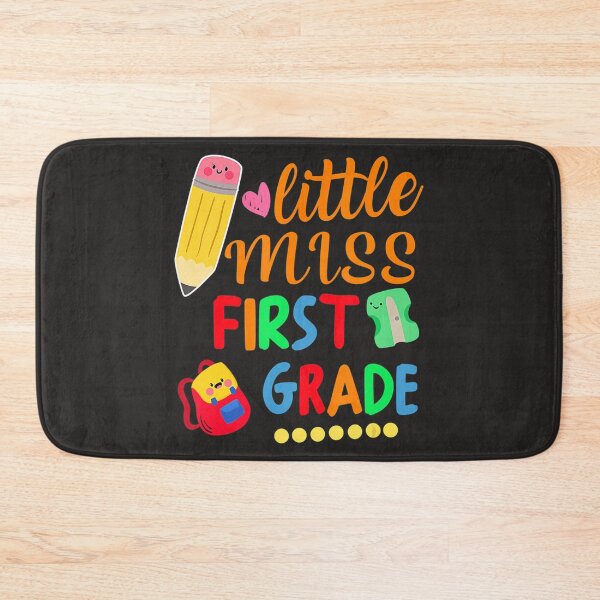 Item preview, Cute Girl Little Miss First Grade  Back To School Fun  designed and sold by fawsonpnhamme.
