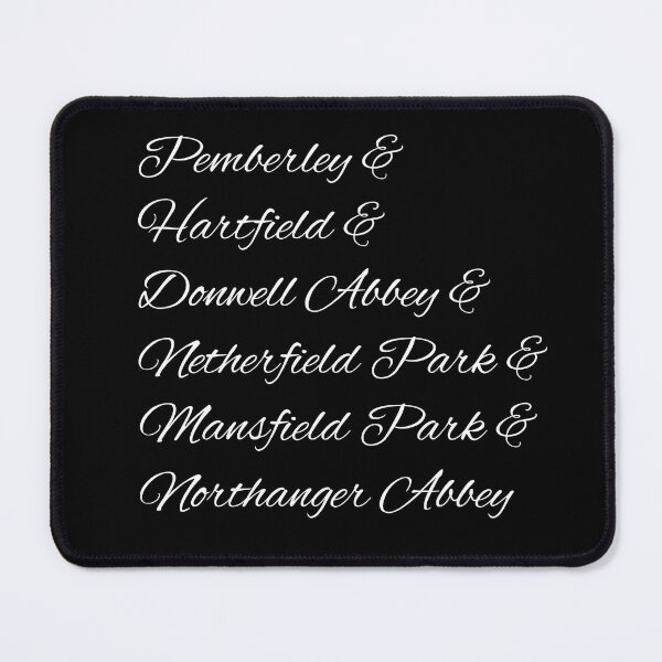 Item preview, Austen Houses (White Lettering) designed and sold by jamienathan.