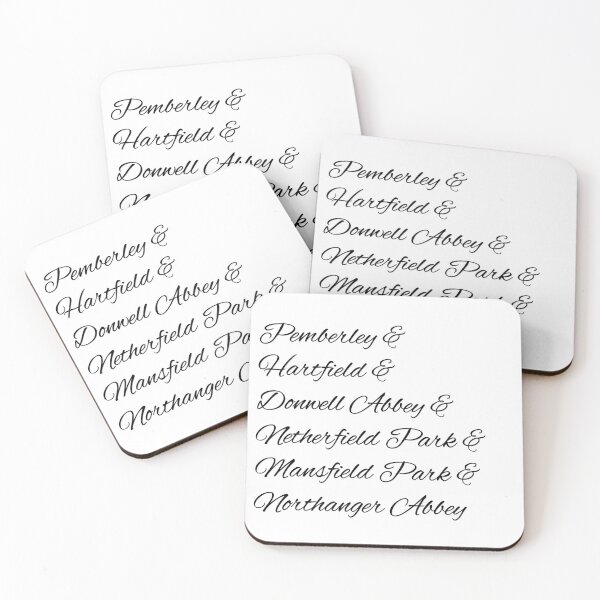 Item preview, Austen Houses (Black Lettering) designed and sold by jamienathan.