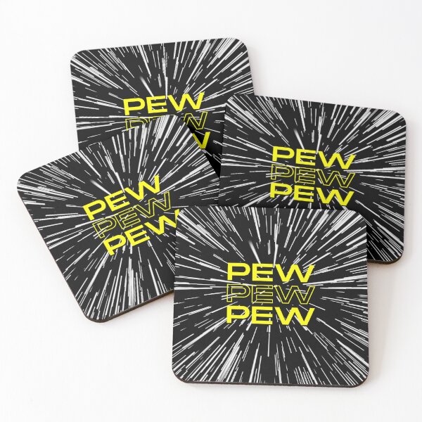 Item preview, Pew Pew Pew Space Poster  designed and sold by Crafting-Cinema.
