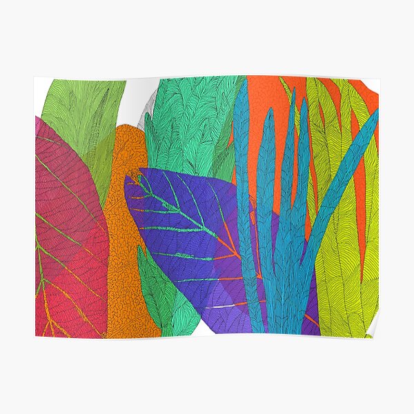 Colorful summertime Poster
