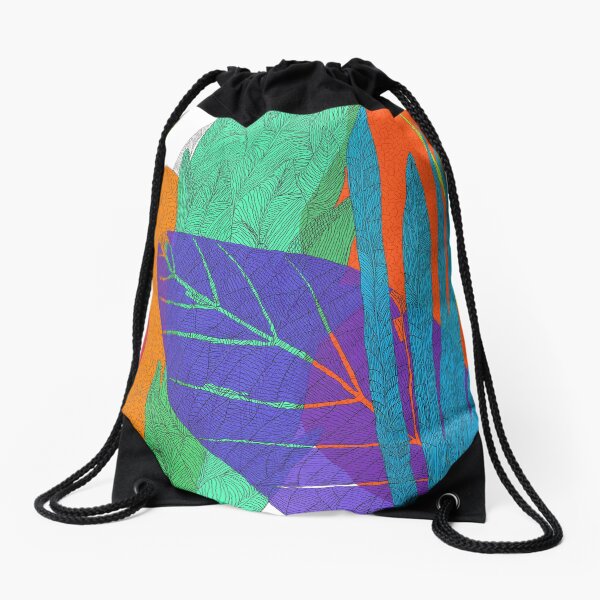 Colorful summertime Drawstring Bag