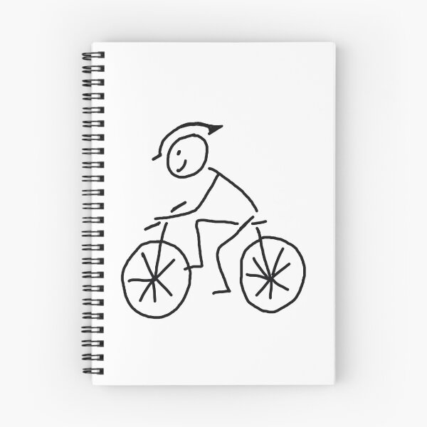 Item preview, Stickman cyclist designed and sold by Brownies22.