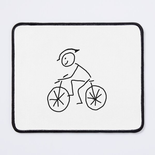 Item preview, Stickman cyclist designed and sold by Brownies22.