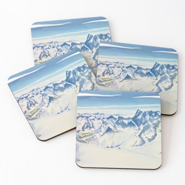 Item preview, Watercolor Aiguille du Midi designed and sold by LesLapins.