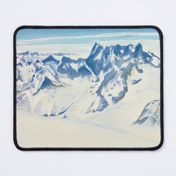 Item preview, Watercolor Aiguille du Midi designed and sold by LesLapins.