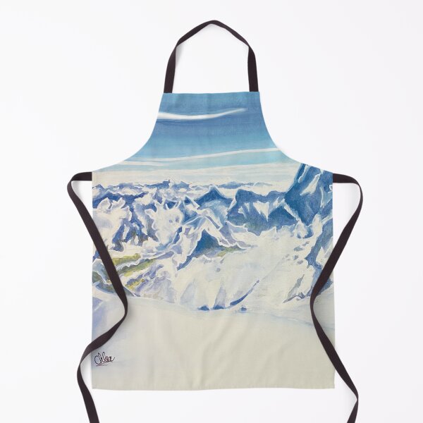 Aperçu de l'œuvre Aquarelle Aiguille du Midi créée et vendue par LesLapins.