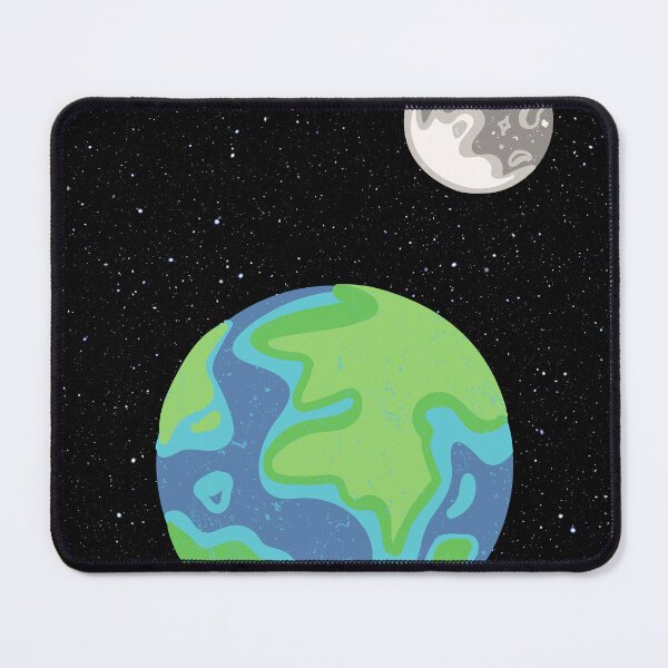 Item preview, Earth and moon designed and sold by Crafting-Cinema.