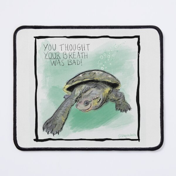 Item preview, Fitzroy River Turtle - “I breathe through my butt” designed and sold by SmelDraws.