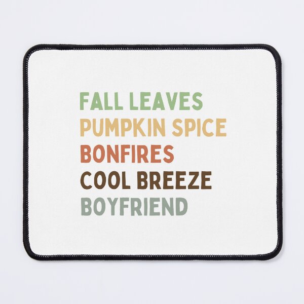 Item preview, Fall Seasonal Boyfriend designed and sold by Pixelish.