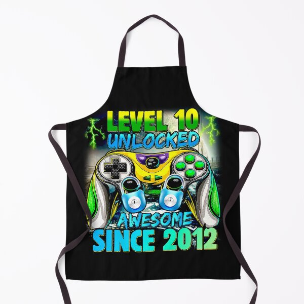 Item preview, Level 10 Unlocked Awesome Since 2012 10th Birthday Gaming boy designed and sold by ospreywear.