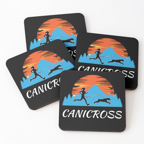 Item preview, Canix Canicross woman training with dog designed and sold by GOOD-TIME.