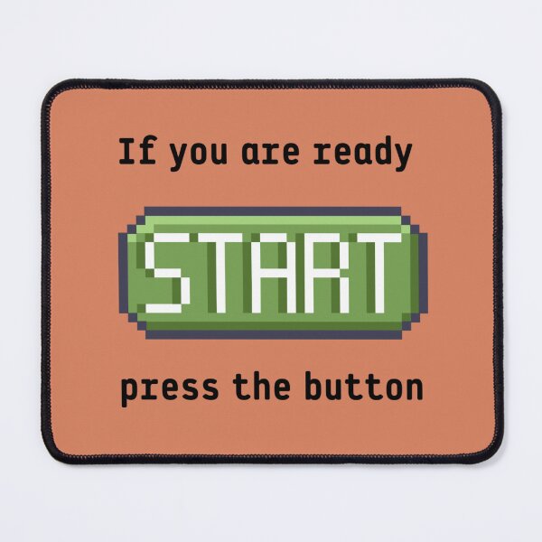 Item preview, Press the start button  - Retro gaming experience - Text based design - Black text designed and sold by Nemesiscrowd.
