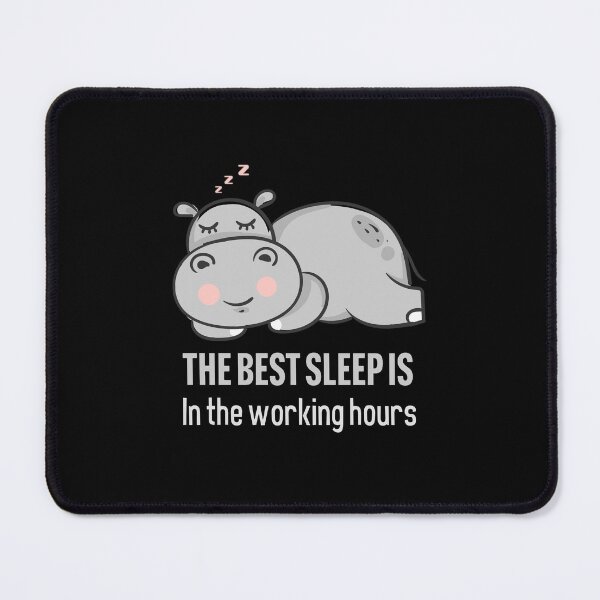 Aperçu de l'œuvre Le meilleur sommeil est pendant les heures de travail créée et vendue par Larrix.