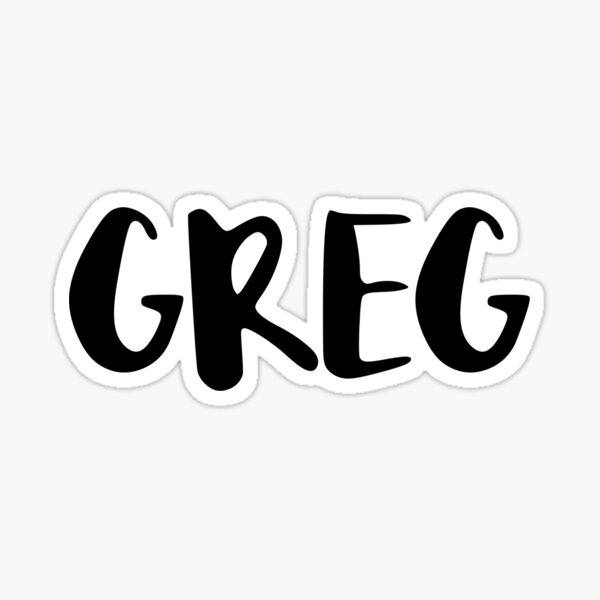 GREG Sticker