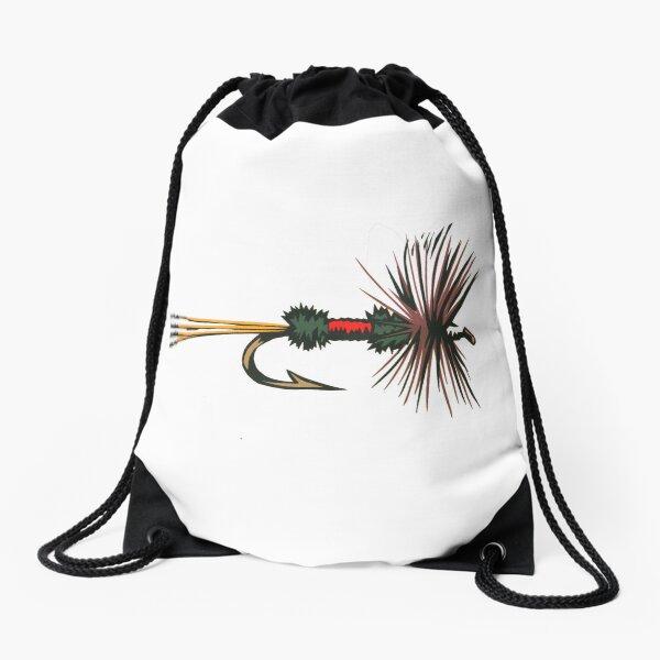 Royal Coachman Fly Drawstring Bag