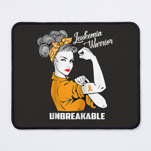 Item preview, Leukemia Warrior Unbreakable Awareness Gift Tee designed and sold by schromtlmaascha.