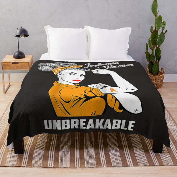 Item preview, Leukemia Warrior Unbreakable  Awareness Gift  Tee designed and sold by schromtlmaascha.