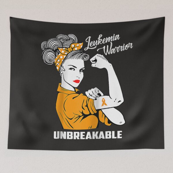 Item preview, Leukemia Warrior Unbreakable  Awareness Gift  Tee designed and sold by schromtlmaascha.