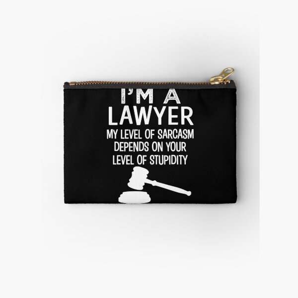 Item preview, I_m a lawyer shirt level of sarcasm funny    designed and sold by HelloHKW.