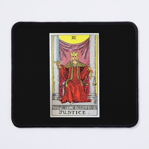 Item preview, Justice Tarot designed and sold by HelloHKW.
