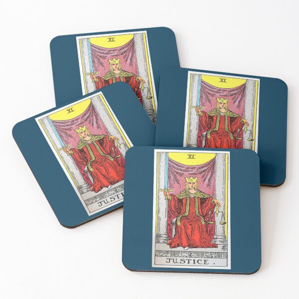 Item preview, Justice Tarot   designed and sold by HelloHKW.