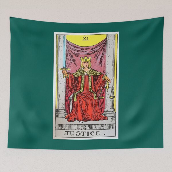 Item preview, Justice Tarot   designed and sold by HelloHKW.