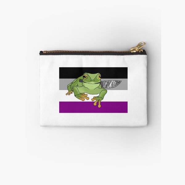 Item preview, Asexual Pridefrog designed and sold by CarolinCreates.