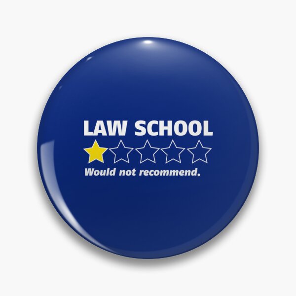 Item preview, Law School  One Star Rating - Would Not Recommend   designed and sold by HelloHKW.