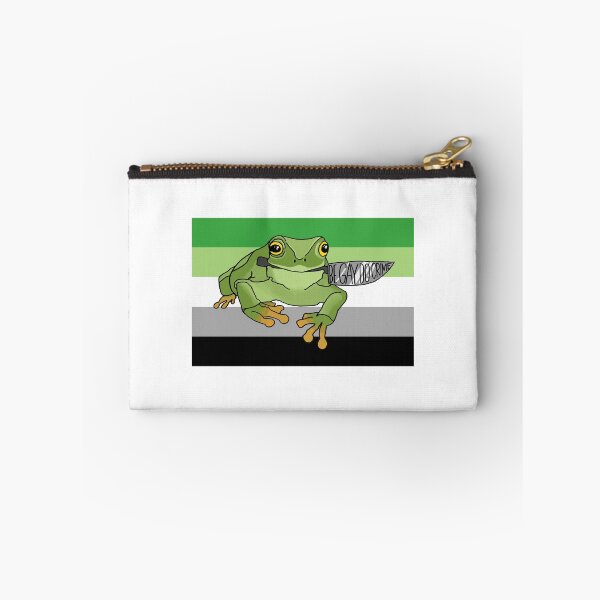 Item preview, Aromantic Pridefrog designed and sold by CarolinCreates.