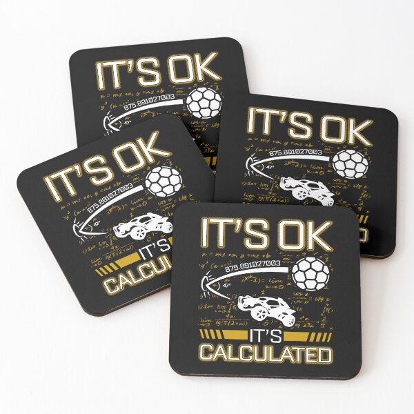 Item preview, It's OK It's Calculated Car Football Soccer designed and sold by justcoolmerch.