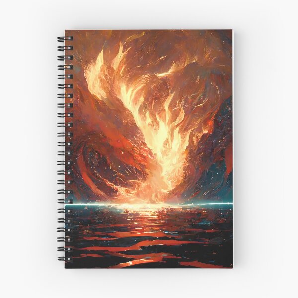 Aperçu de l'œuvre Vague de feu créée et vendue par GeneratedArt.