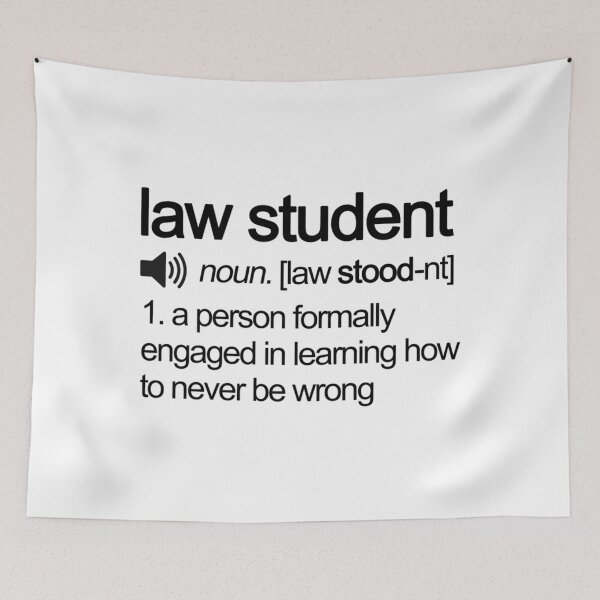 Item preview, Law Student Defined   designed and sold by HelloHKW.