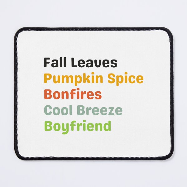Item preview, Fall Seasonal Boyfriend designed and sold by Pixelish.