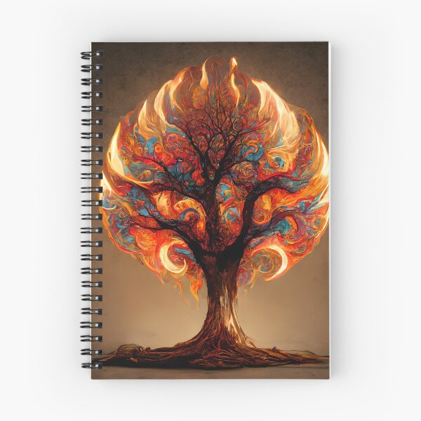 Item preview, Tree of life on fire designed and sold by GeneratedArt.