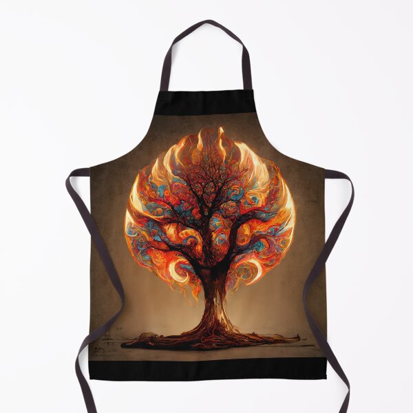 Item preview, Tree of life on fire designed and sold by GeneratedArt.
