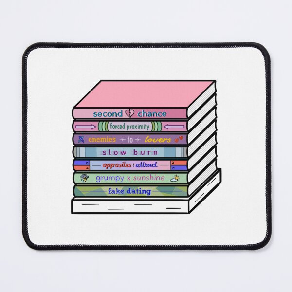 Item preview, Book Stack - Romance Tropes designed and sold by bookshelfsketch.