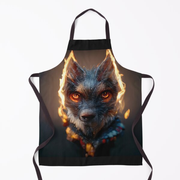 Item preview, Fire wolf designed and sold by GeneratedArt.