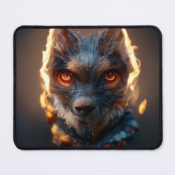 Item preview, Fire wolf designed and sold by GeneratedArt.