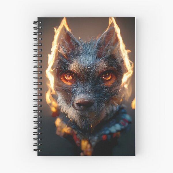 Item preview, Fire wolf designed and sold by GeneratedArt.